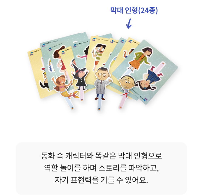 마음 놀이 교구 67종, 터치북 애플리케이션(콘텐츠 30종)