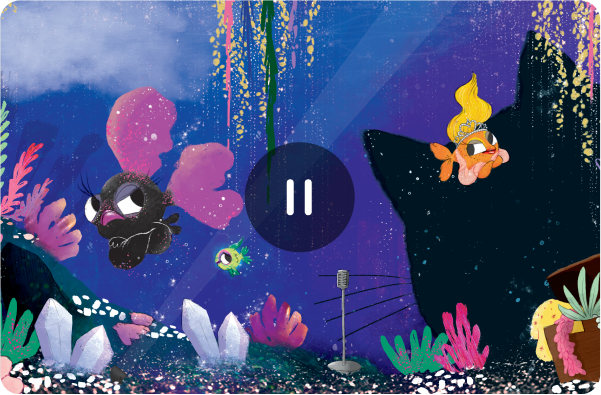 스토리북마다 챈트송이 포함되어 있어요.